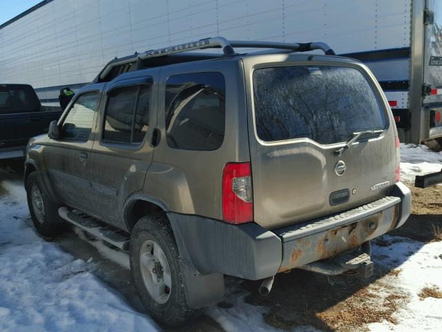 5N1ED28Y32C602310 - 2002 NISSAN XTERRA XE GRAY photo 3