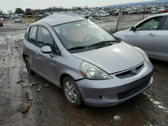 JHMGD38488S047366 - 2008 HONDA FIT GRAY photo 1