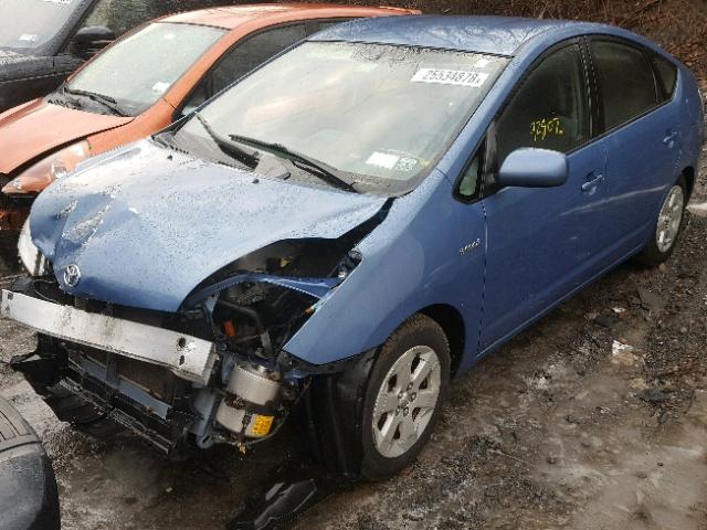 JTDKB20U177583584 - 2007 TOYOTA PRIUS BLUE photo 2