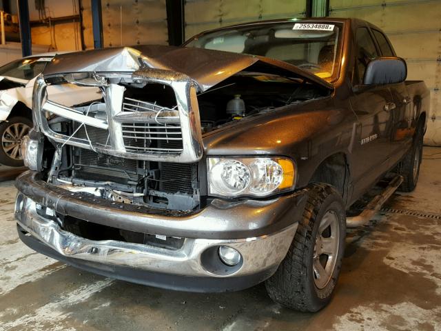 1D7HU18N24S683753 - 2004 DODGE RAM 1500 S GRAY photo 2