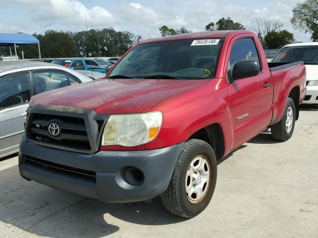 5TENX22N28Z536692 - 2008 TOYOTA TACOMA RED photo 2