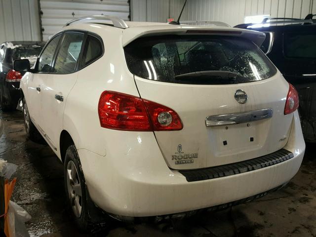 JN8AS5MV0EW722160 - 2014 NISSAN ROGUE SELE WHITE photo 3