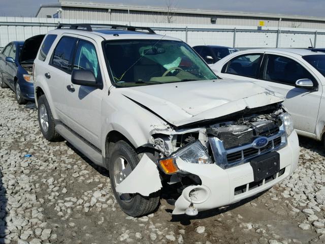 1FMCU0D78CKB01266 - 2012 FORD ESCAPE XLT WHITE photo 1