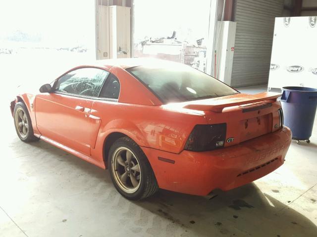 1FAFP42X74F128168 - 2004 FORD MUSTANG GT ORANGE photo 3