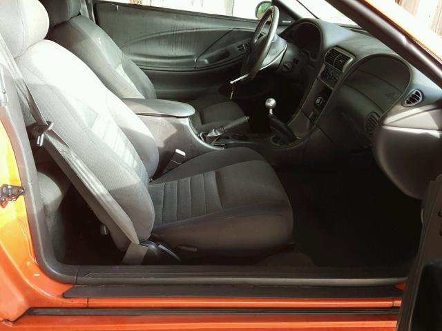 1FAFP42X74F128168 - 2004 FORD MUSTANG GT ORANGE photo 5