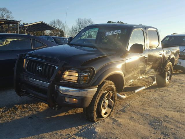 5TEHN72N23Z150363 - 2003 TOYOTA TACOMA DOU BLACK photo 2