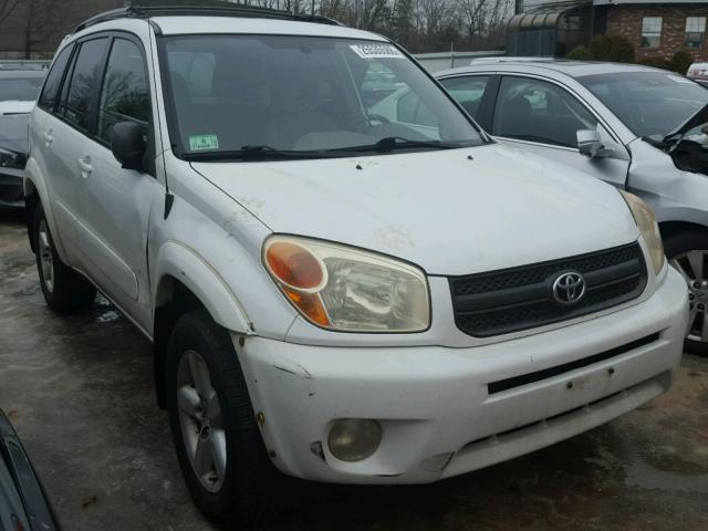 JTEHD20V340003393 - 2004 TOYOTA RAV4 WHITE photo 1