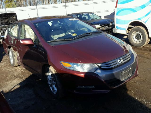 JHMZE2H78BS006608 - 2011 HONDA INSIGHT EX MAROON photo 1