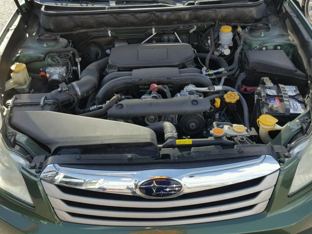 4S4BRBFC7B3339296 - 2011 SUBARU OUTBACK 2. GREEN photo 7