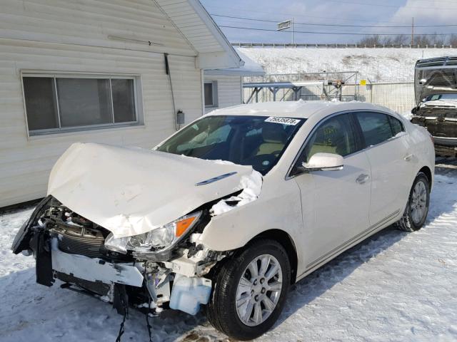 1G4GC5ER4DF287612 - 2013 BUICK LACROSSE WHITE photo 2