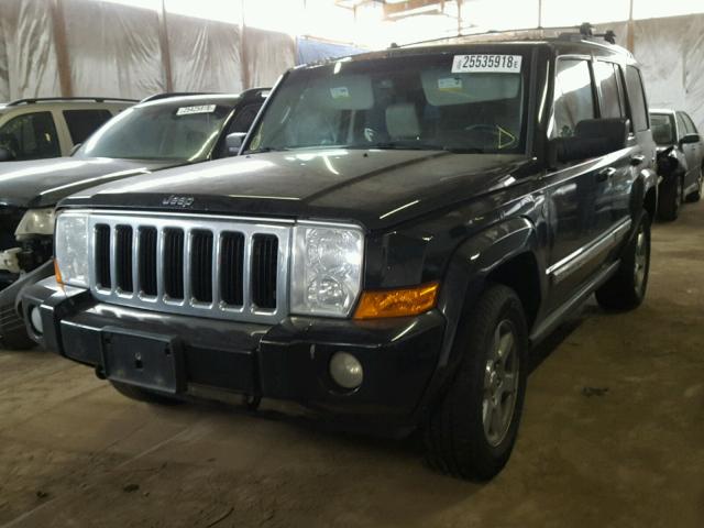 1J8HG582X7C642101 - 2007 JEEP COMMANDER BLACK photo 2