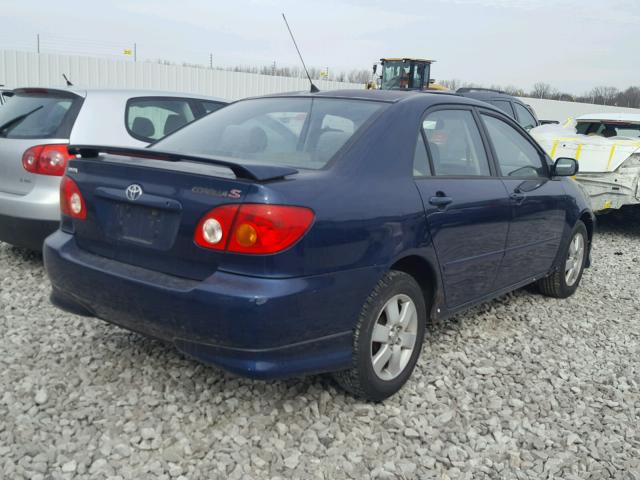 1NXBR32E83Z024290 - 2003 TOYOTA COROLLA CE BLUE photo 4