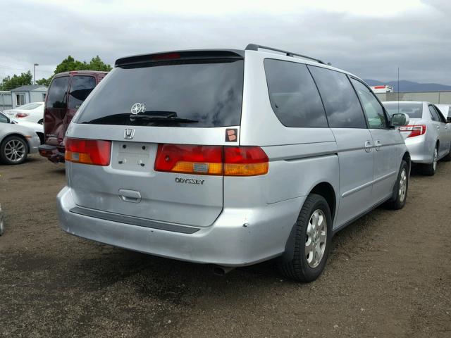 2HKRL18632H502293 - 2002 HONDA ODYSSEY EX SILVER photo 4