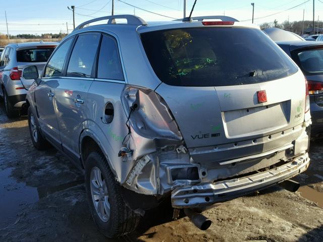 3GSDL43N18S594095 - 2008 SATURN VUE XE SILVER photo 3