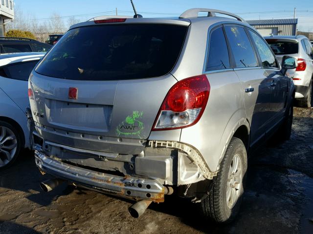 3GSDL43N18S594095 - 2008 SATURN VUE XE SILVER photo 4