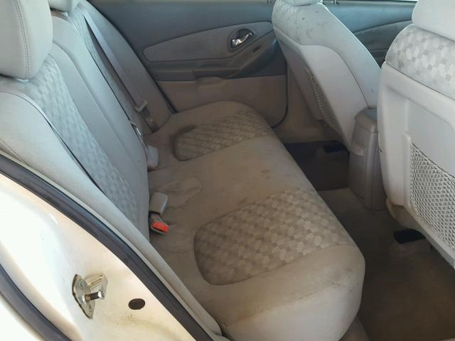 1G1ZT54855F185137 - 2005 CHEVROLET MALIBU LS 白色 照片 6