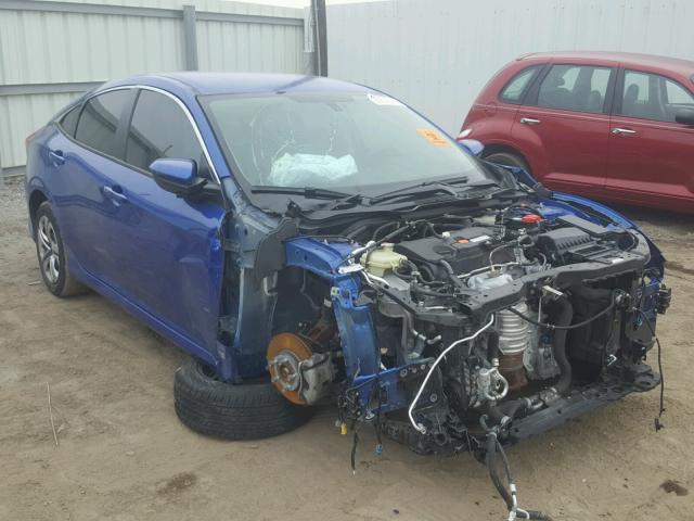 19XFC2F58GE074381 - 2016 HONDA CIVIC LX BLUE photo 1