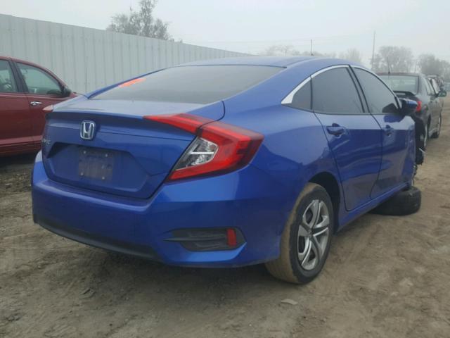 19XFC2F58GE074381 - 2016 HONDA CIVIC LX BLUE photo 4