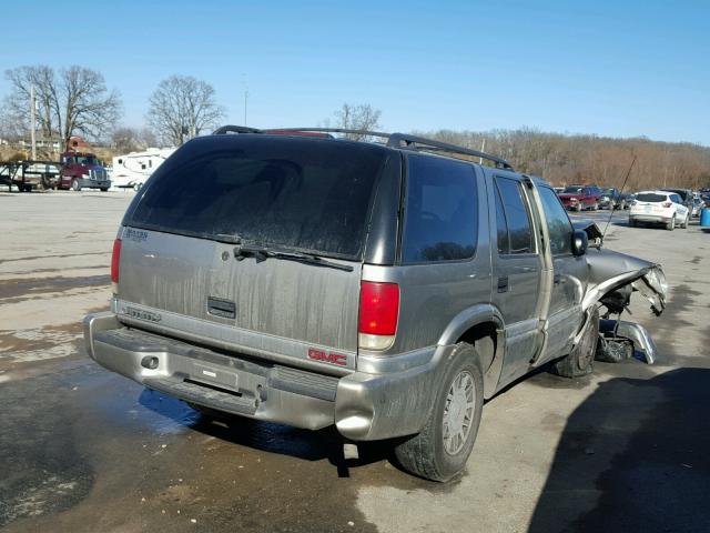 1GKDT13WXY2310739 - 2000 GMC JIMMY / EN SILVER photo 4