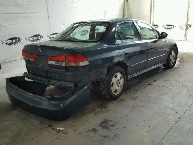 1HGCG16572A040222 - 2002 HONDA ACCORD EX GREEN photo 4