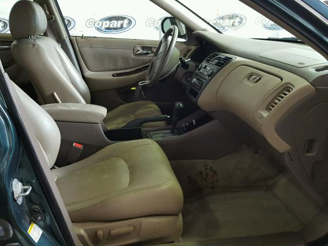 1HGCG16572A040222 - 2002 HONDA ACCORD EX GREEN photo 5