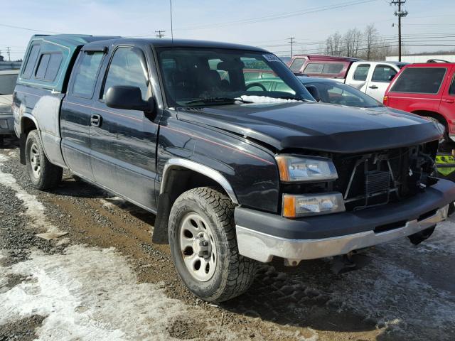 1GCEK19Z05Z143184 - 2005 CHEVROLET SILVERADO BLACK photo 1