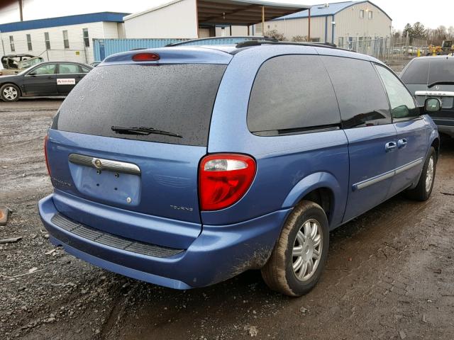 2A4GP54L17R211052 - 2007 CHRYSLER TOWN & COU BLUE photo 4