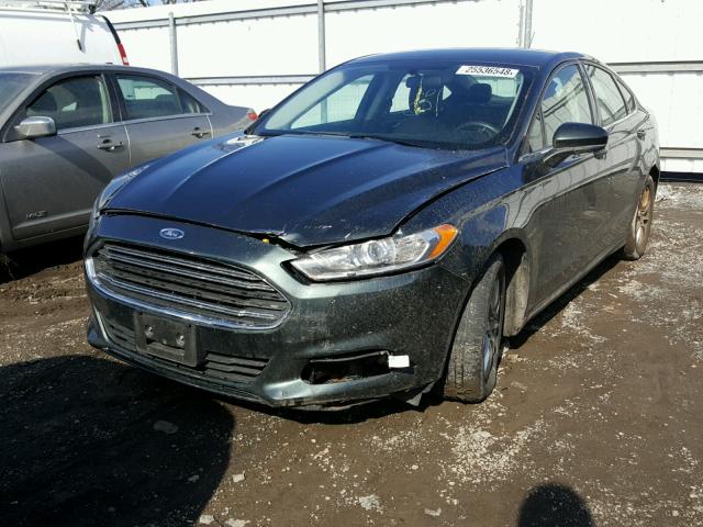 3FA6P0G79FR289225 - 2015 FORD FUSION S CHARCOAL photo 2