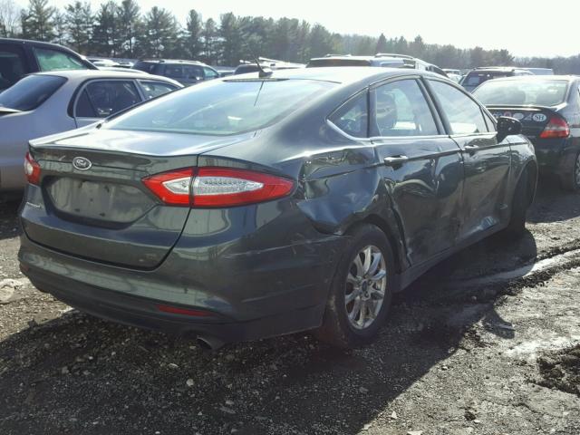 3FA6P0G79FR289225 - 2015 FORD FUSION S CHARCOAL photo 4