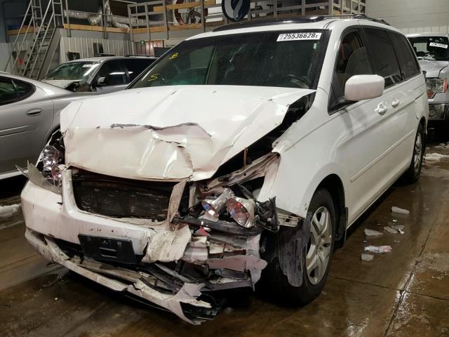 5FNRL387X6B419369 - 2006 HONDA ODYSSEY EX WHITE photo 2