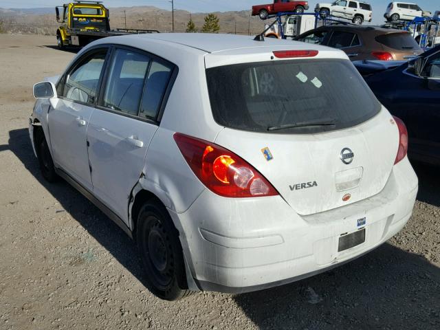 3N1BC1CP0AL368250 - 2010 NISSAN VERSA S WHITE photo 3