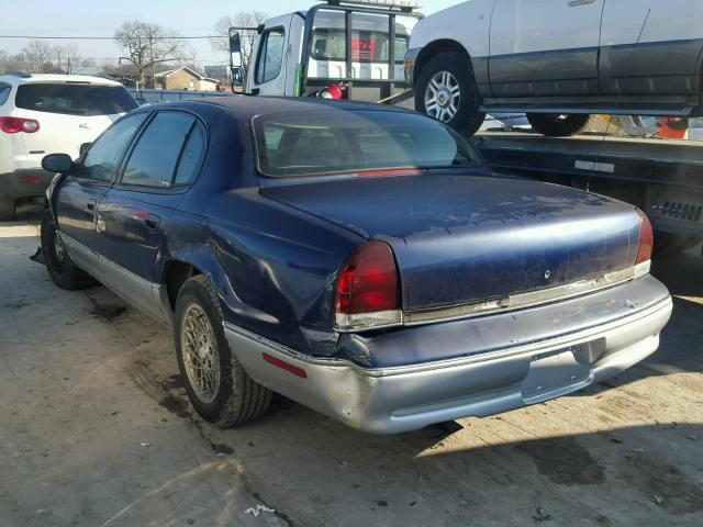 2C3HC46FXSH577246 - 1995 CHRYSLER NEW YORKER BLUE photo 3