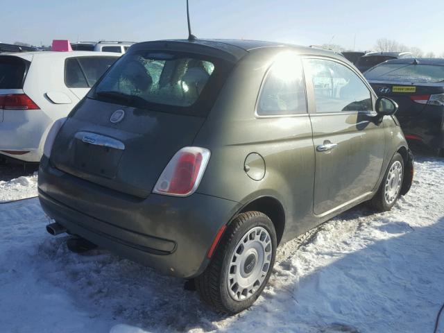 3C3CFFAR8CT384410 - 2012 FIAT 500 POP GREEN photo 4