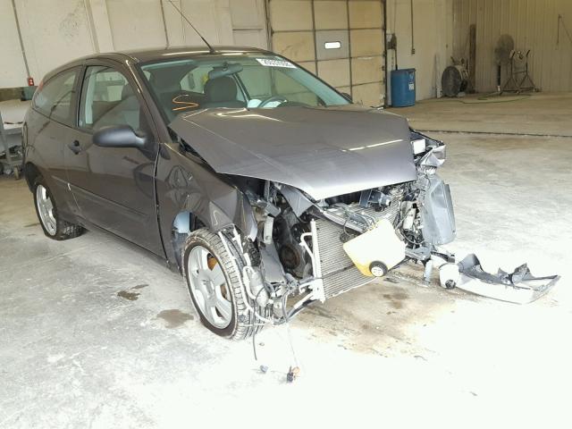 1FAFP31N17W161472 - 2007 FORD FOCUS ZX3 GRAY photo 1