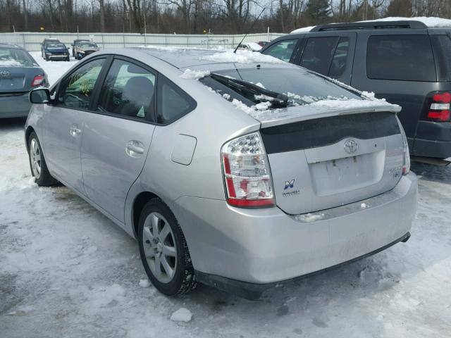 JTDKB20U477650890 - 2007 TOYOTA PRIUS SILVER photo 3