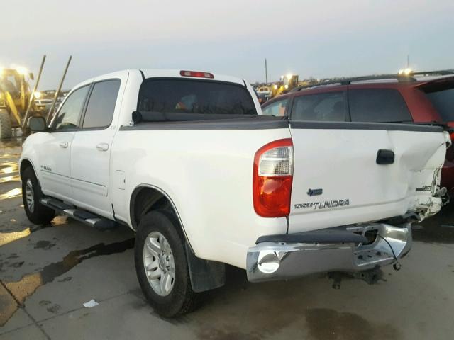 5TBET34185S480447 - 2005 TOYOTA TUNDRA DOU WHITE photo 3