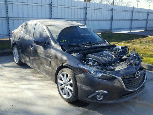 JM1BM1V37E1207976 - 2014 MAZDA 3 TOURING CHARCOAL photo 1