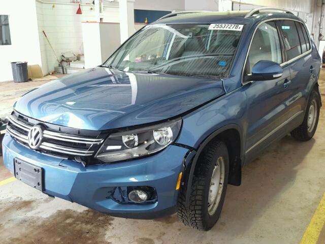 WVGMV7AX0HK006013 - 2017 VOLKSWAGEN TIGUAN COM BLUE photo 2