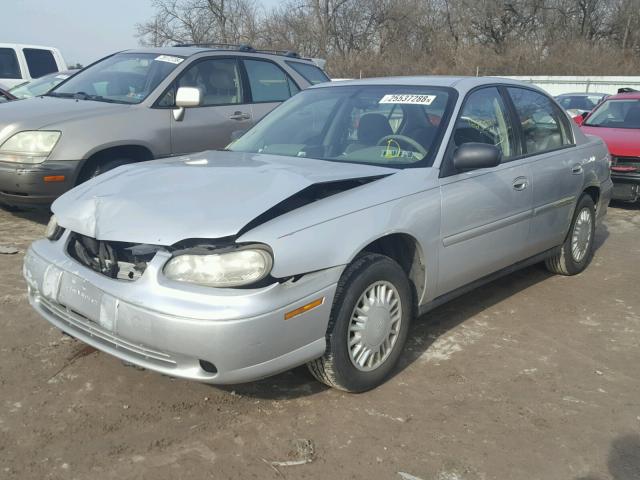 1G1ND52J62M504747 - 2002 CHEVROLET MALIBU SILVER photo 2