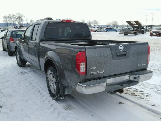 1N6AD09WX8C412532 - 2008 NISSAN FRONTIER C GRAY photo 3