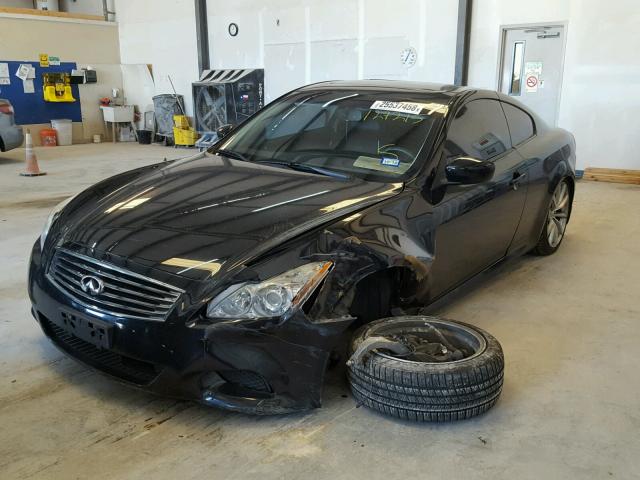 JNKCV64E48M127215 - 2008 INFINITI G37 BASE BLACK photo 2