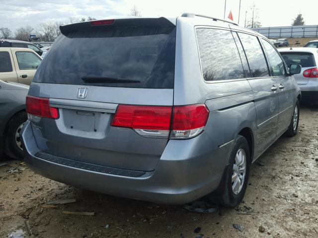 5FNRL3H71AB027177 - 2010 HONDA ODYSSEY EX BLUE photo 4