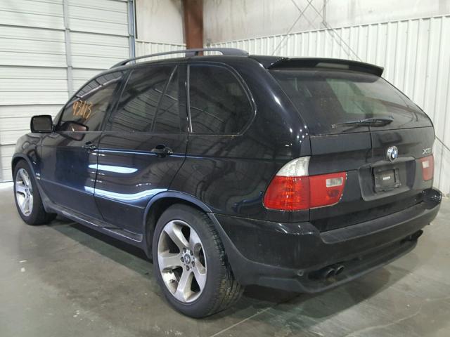 5UXFB53595LV11235 - 2005 BMW X5 4.4I BLACK photo 3