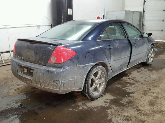 1G2ZG57N784144140 - 2008 PONTIAC G6 BASE BLUE photo 4