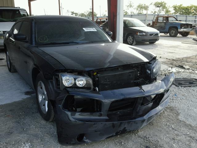 2B3KA43G18H334228 - 2008 DODGE CHARGER BLACK photo 1