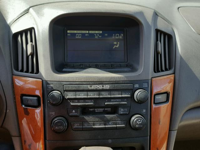 JT6HF10U3Y0096946 - 2000 LEXUS RX 300 WHITE photo 9