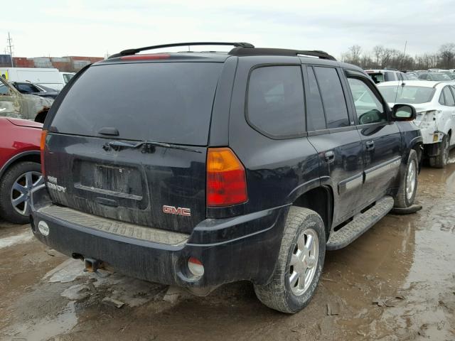 1GKDT13S142105785 - 2004 GMC ENVOY BLACK photo 4