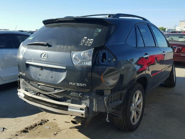 2T2GK31U49C058414 - 2009 LEXUS RX 350 GRAY photo 4