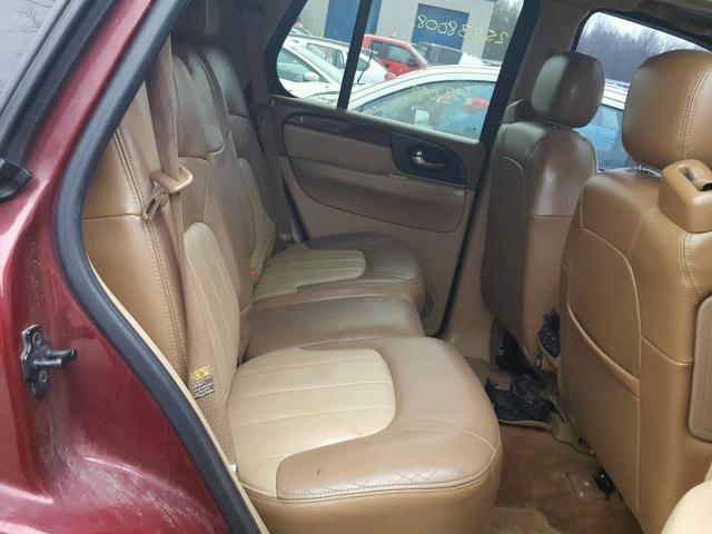 1GKDT13S432198929 - 2003 GMC ENVOY BURGUNDY photo 6