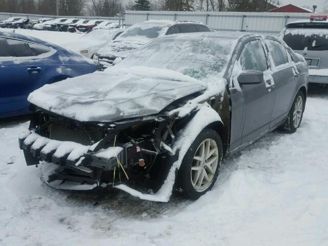 3FAHP0JA7AR169882 - 2010 FORD FUSION SEL GRAY photo 2